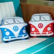 Volkswagen Transporter VW T1 - Plüss Párna - élénk piros