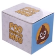 Emoji Poop - Kaki Kerámia Bögre fedővel