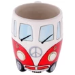 Hippi VW Bögre - piros