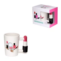 Rúzs fogantyús kerámia bögre