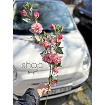 Élethű Cseresznyevirág ág - 90 cm - sötét rózsaszín