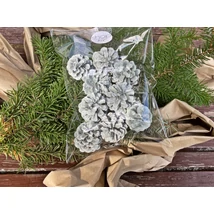 Toboz termés vintage menta színű 9 db/csomag, díszcsomagolásban